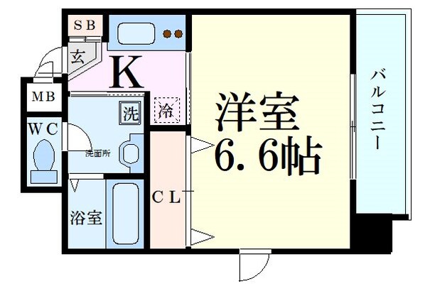 プレミアムステージ新大阪駅前の物件間取画像